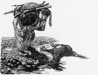 Tartarin and a pray for Tartarin on the Alps by Alphonse Daudet, Milan by Giuseppe Porcheddu