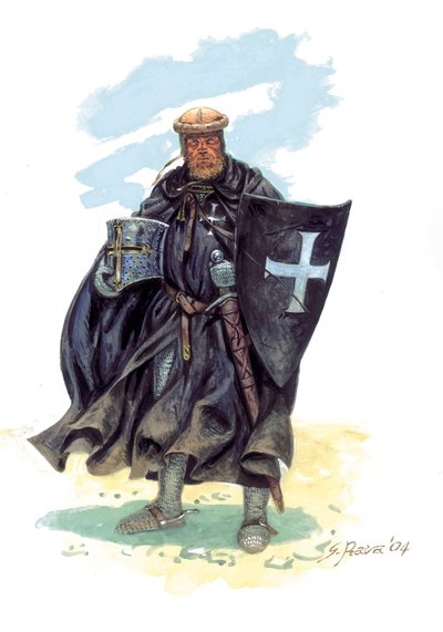 A Soldier of the Order of St. John of Jerusalem (Hospitallers) by Giuseppe Rava