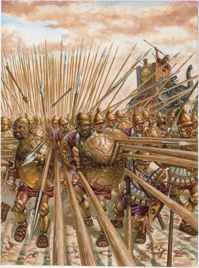 Ancient Greece: The Epirotic Phalanx of Pyrrhus I - Illustration by Giuseppe Rava by Giuseppe Rava
