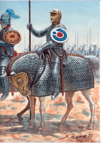 Cataphract and Clibanarii of the Late Roman Empire by Giuseppe Rava