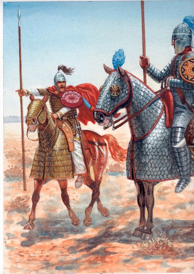 Cataphract and Clibanarii of the Late Roman Empire by Giuseppe Rava