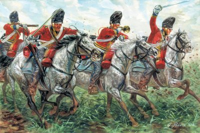 First Empire: The Charge of the Royal Scots Greys by Giuseppe Rava
