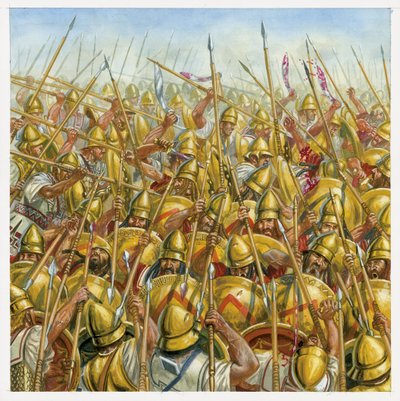Battle of Leuctra by Giuseppe Rava