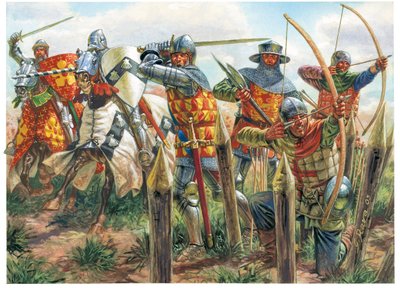 Hundred years war: British soldiers by Giuseppe Rava