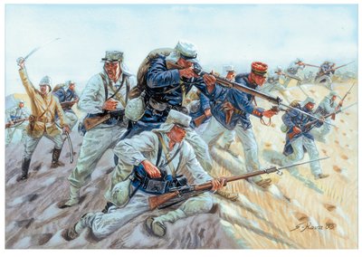 French Foreign Legion: “march or die” (illustration by Giuseppe Rava) by Giuseppe Rava