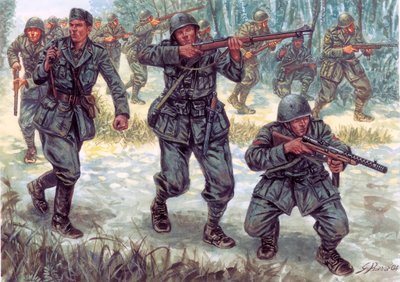 Second World War, Italian-Greek War: Italian Soldiers by Giuseppe Rava