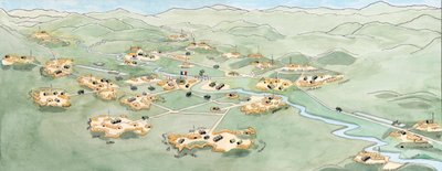 War of Indochina: Plan of the Battle of Dien Bien Phu by Giuseppe Rava