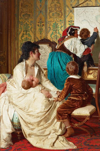 The Joys of the Good Mother by Giuseppe Sciuti