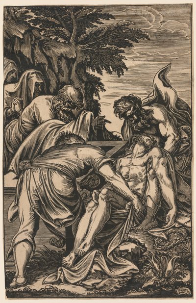 Entombment of Christ by Giuseppe Scolari