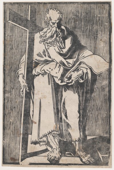 Saint Philip Standing Holding a Book and a Cross by Giuseppe Scolari