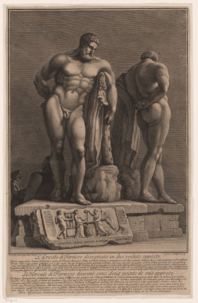 Hercules Farnese by Giuseppe Vasi