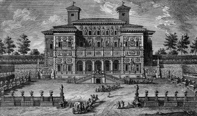 The Casino and Villa Borghese, near Rome by Giuseppe Vasi