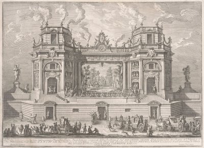 The Seconda Macchina for the Chinea of 1761: A Magnificent Theater by Giuseppe Vasi