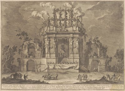 The Seconda Macchina for the Chinea of 1771: A Pleasure Palace Dedicated to Bacchus by Giuseppe Vasi