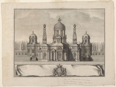 Sepulcher for the Kings of France by Giuseppe Vasi after Filippo Juvarra