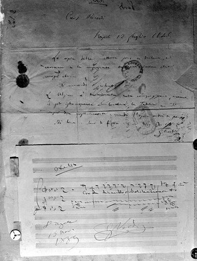 Correspondence Written by Giuseppe Verdi by Giuseppe Verdi