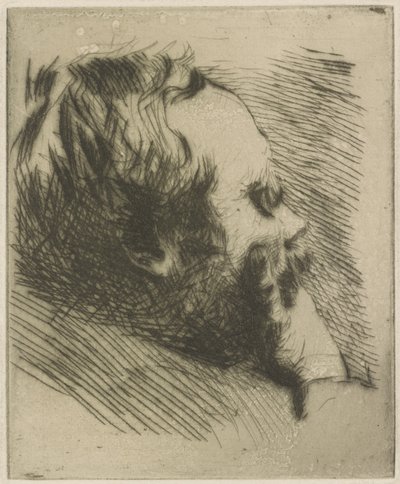 Portrait of Edgar Degas by Giuseppe de Nittis