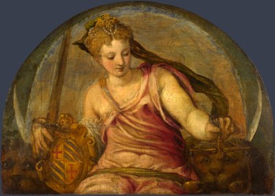 Justice Allegory by Giuseppe della Porta Salviati