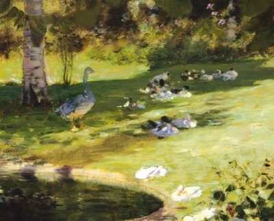 Breakfast in the Garden, detail by Giuseppe or Joseph de Nittis