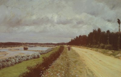 Country Road Along the Ofanto by Giuseppe or Joseph de Nittis