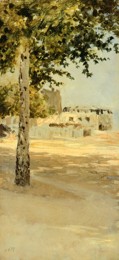 Near Paris (by Giuseppe de Nittis) by Giuseppe or Joseph de Nittis