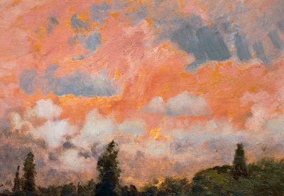 On Slopes of Vesuvius by Giuseppe or Joseph de Nittis