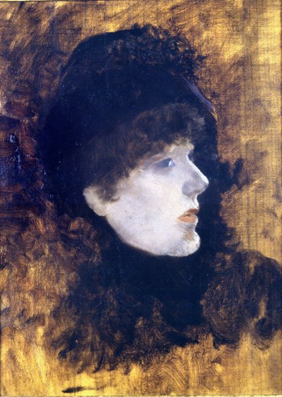 Portrait of Henriette Rosine Bernard dite Sarah Bernhardt (1844-1923) by Giuseppe or Joseph de Nittis