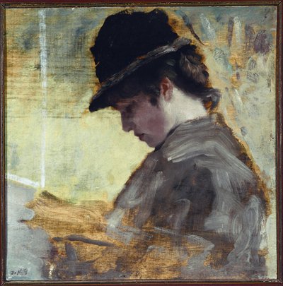 The English Girl by Giuseppe or Joseph de Nittis