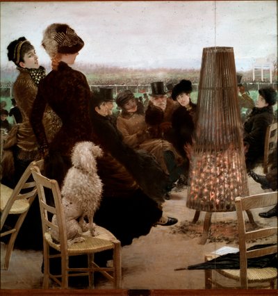 The Races at the Bois de Boulogne by Giuseppe or Joseph de Nittis