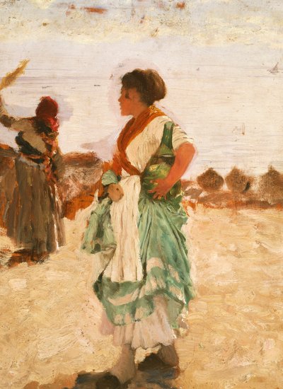 Waiting by Giuseppe or Joseph de Nittis