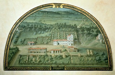 Colle Salvetti, from a Series of Lunettes Depicting Views of the Medici Villas, 1599 by Giusto Utens
