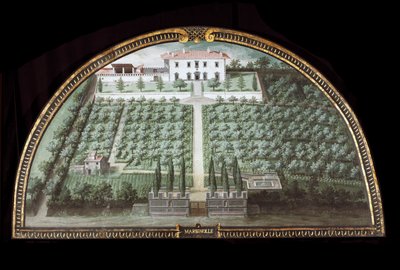 View of Villa di Marignolle near Florence, Italy by Giusto Utens