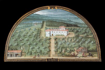 View of Villa la Magia near Pistoia, Italy by Giusto Utens