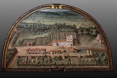 The Medici Villa of Collesalvetti by Giusto Utens