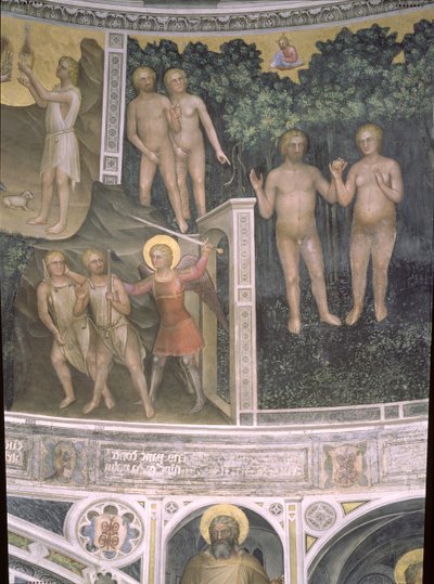 The Original Sin and the Expulsion from Paradise by Giusto di Giovanni de Menabuoi