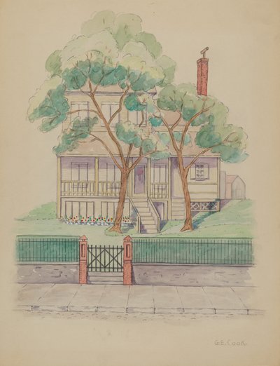 Stewart House, c. 1936 by Gladys Cook