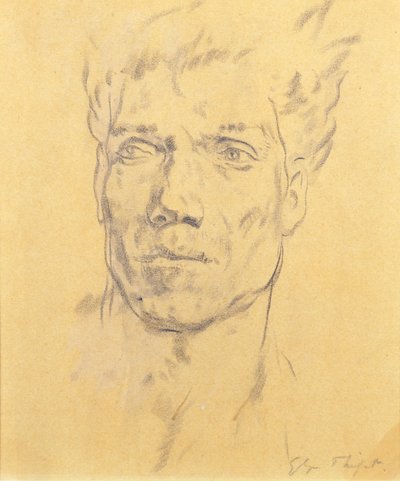 Head of a Man, c.1920 by Glyn Warren Philpot