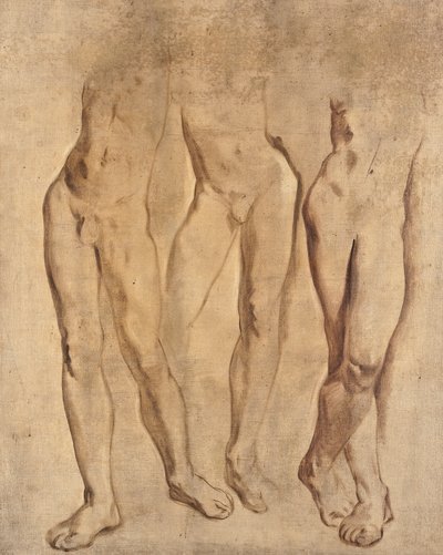 Three Studies of a Male Nude (c. 1923-24) by Glyn Warren Philpot
