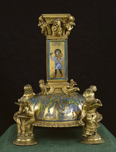 Base of the Cross of St. Bertin, from the Abbaye Saint-Bertin (detail) by Godefroid de Huy