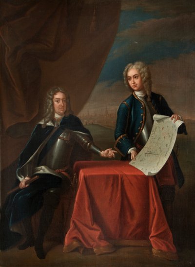 John Churchill and John Armstrong by Godfrey (after) Kneller