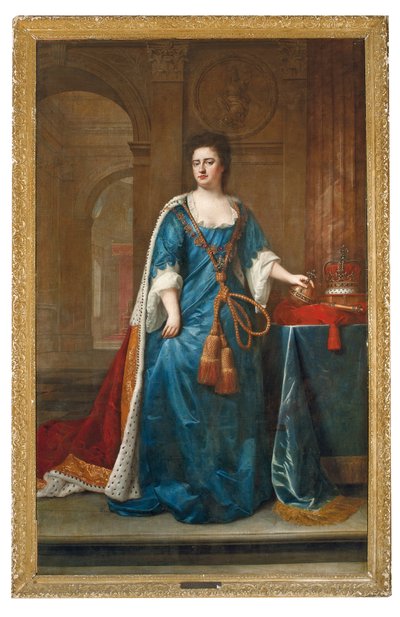 Portrait of Queen Anne (1665-1714) by Godfrey (studio of) Kneller