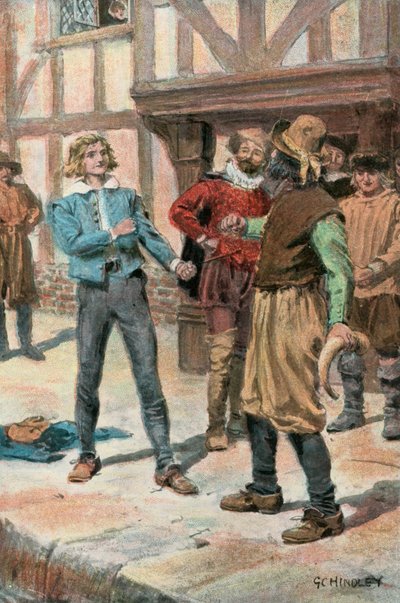 Illustration for Westward Ho! By Charles Kingsley by Godfrey C. Hindley
