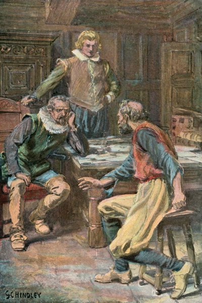 Illustration for Westward Ho! By Charles Kingsley by Godfrey C. Hindley