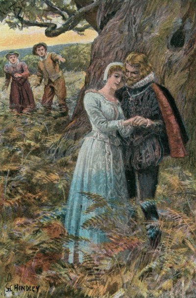 Illustration for Westward Ho! By Charles Kingsley by Godfrey C. Hindley