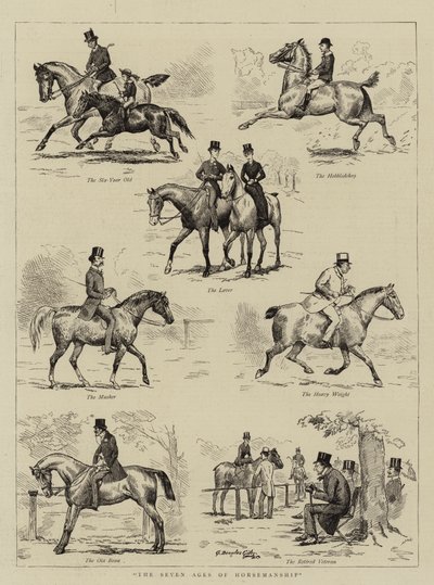 The Seven Ages of Horsemanship by Godfrey Douglas Giles