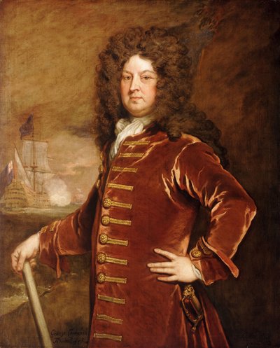 Admiral George Churchill, late 17th to early 18th century by Godfrey Kneller