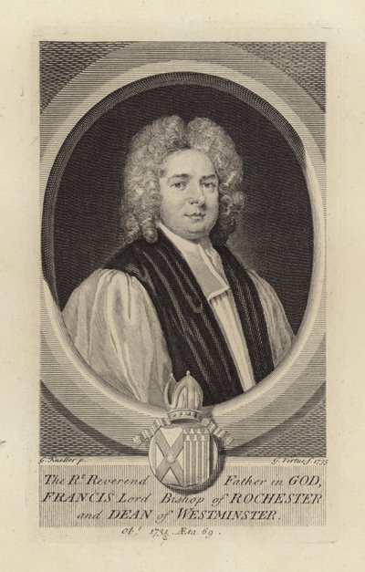 Francis Lord Bishop of Rochester by Godfrey Kneller
