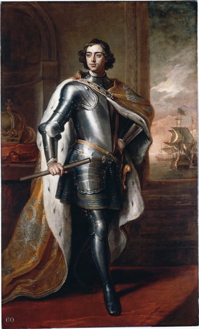 Portrait of Peter the Great (Peter I of Russia) by Godfrey Kneller