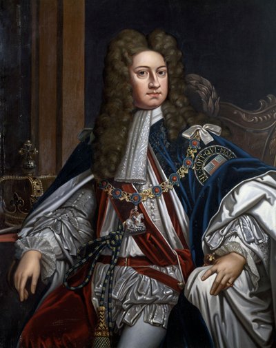 Portrait of George I, King of Great Britain (1660-1727) by Godfrey Kneller