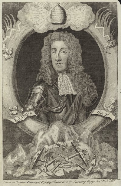 Portrait of James II of England and Ireland by Godfrey Kneller